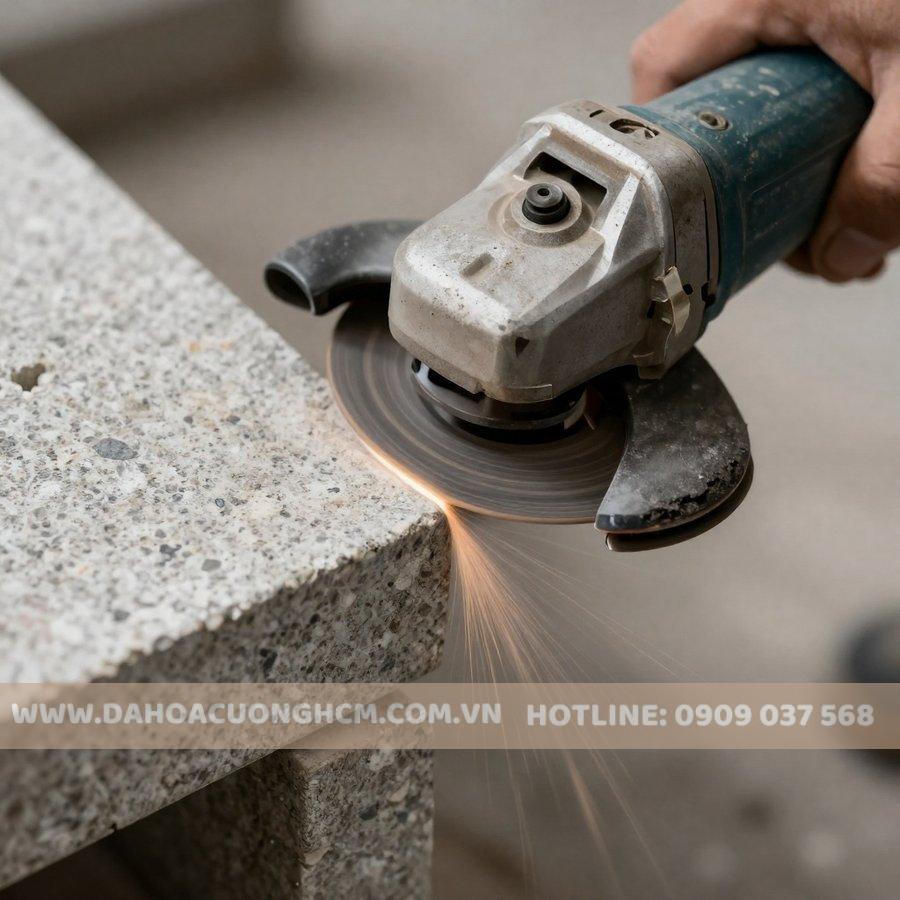 Đá granite đã đánh bóng, bề mặt phản chiếu