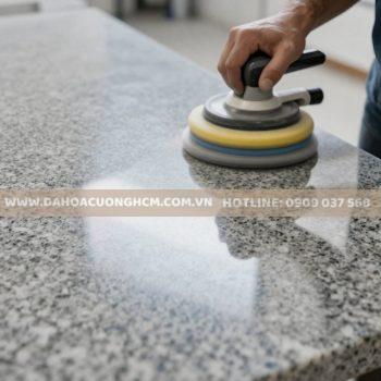 Featured - Các kỹ thuật mài cạnh, đánh bóng đá hoa cương sau thi công
