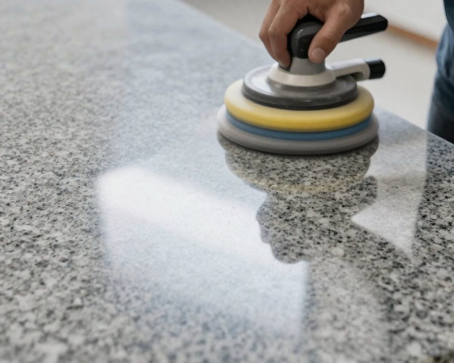 Featured - Các kỹ thuật mài cạnh, đánh bóng đá hoa cương sau thi công